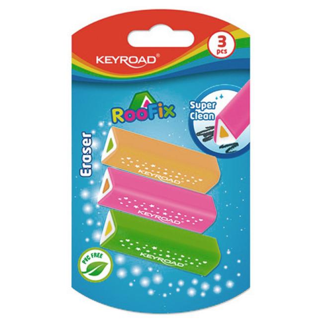 Guma univerzálna KEYROAD Roofix 3ks blister mix farieb