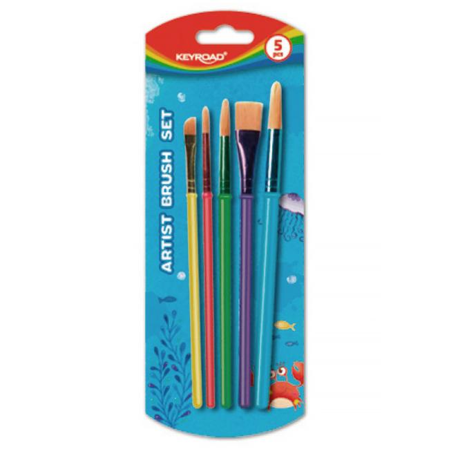 Sada štetcov KEYROAD 5ks blister mix farieb