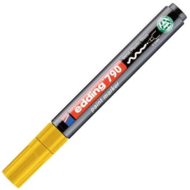 Lakový popisovač edding 790 žltý
