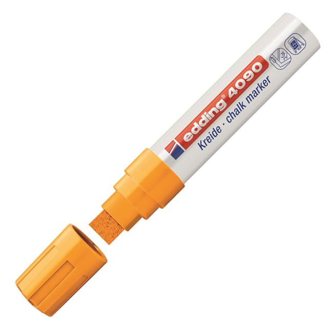 Popisovač na sklo edding 4090 neónovooranžový