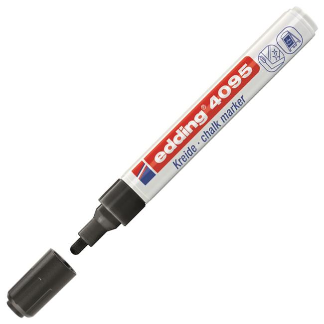 Kriedový popisovač edding 4095 čierny