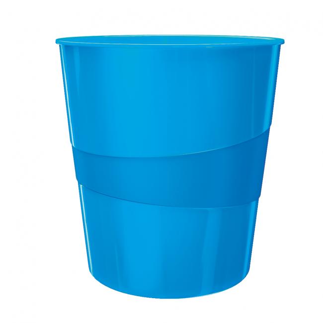 Odpadkový kôš 15l Leitz WOW modrý