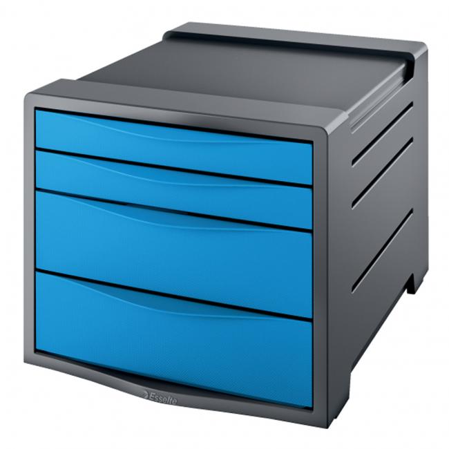 Zásuvkový box Esselte VIVIDA modrý
