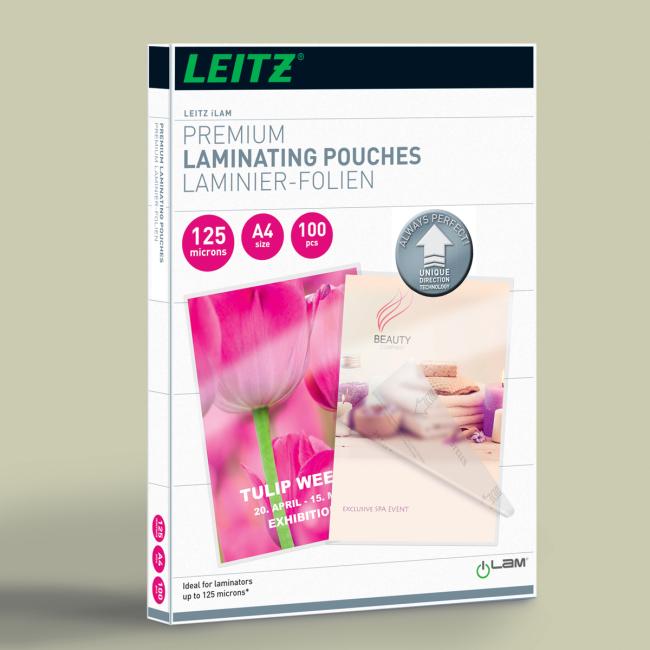 Laminovacie fólie Leitz A4 125 mic