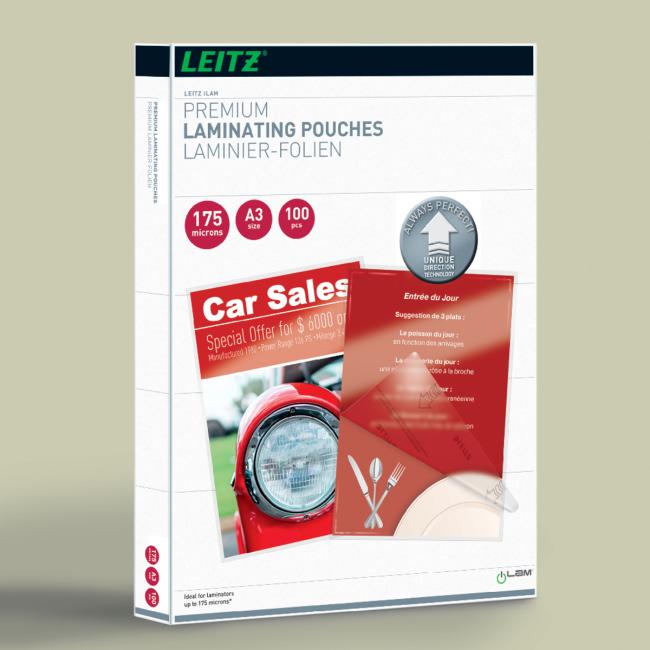 Laminovacie fólie Leitz A3 175 mic