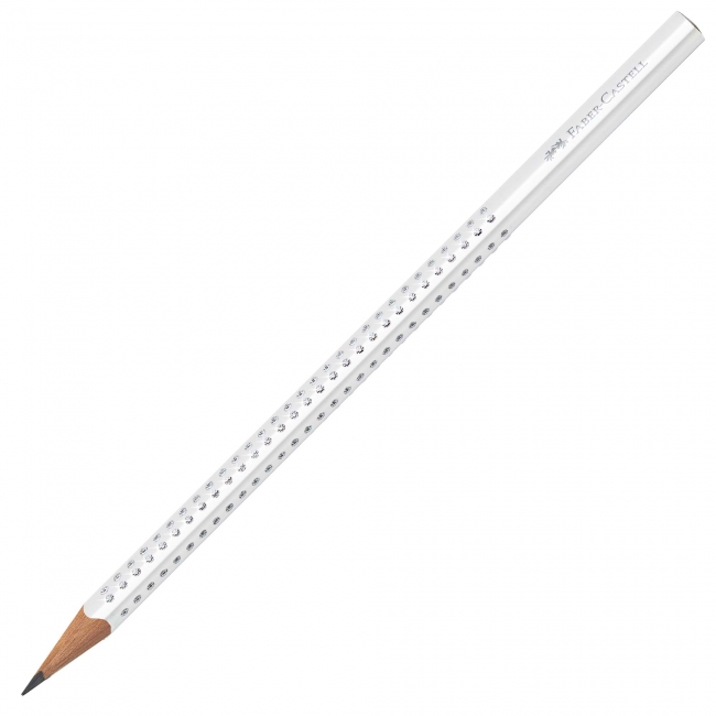 Grafitová ceruzka Faber Castell Sparkle biela