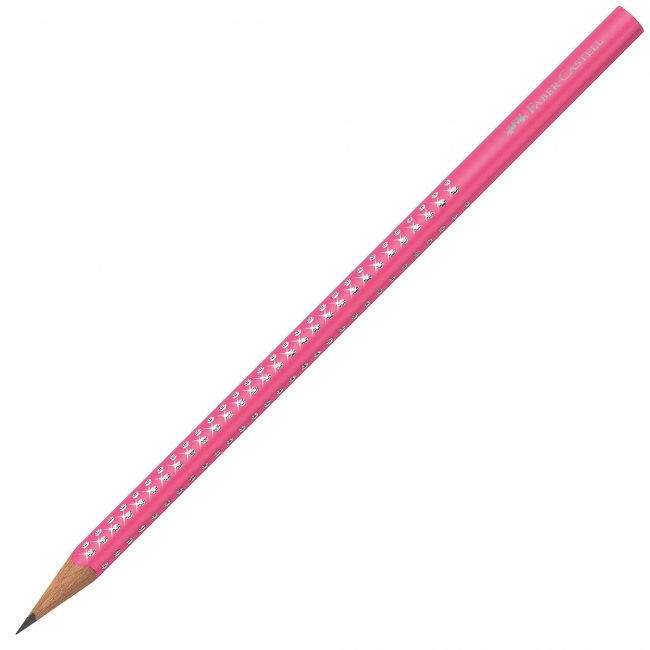 Grafitová ceruzka Faber Castell Sparkle ružová neon
