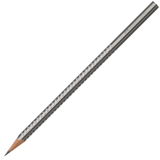 Grafitová ceruzka Faber Castell Sparkle strieborná