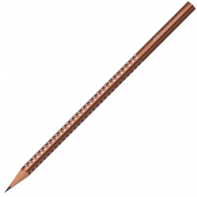 Grafitová ceruzka Faber Castell Sparkle bronzová