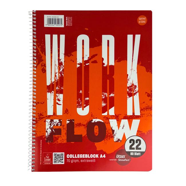 Blok College Format Werk Ursus Basic A4 80 listov štvorčekový 70g