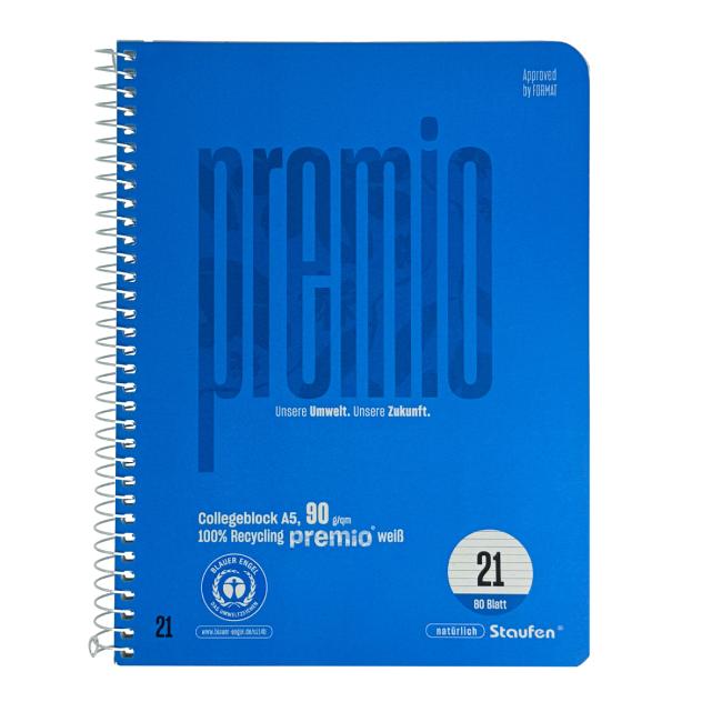 Blok College Format Werk Premio A5 80 listov linajkový 90g
