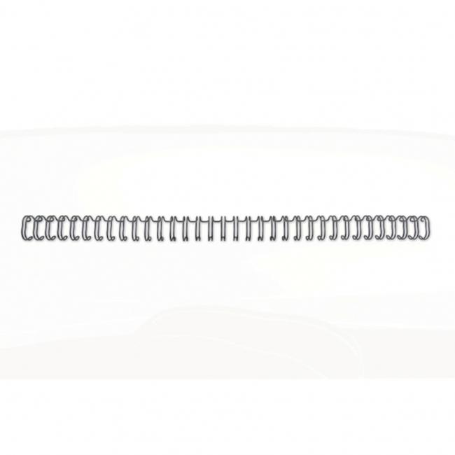 Drôtové hrebene GBC 8mm čierne 3:1