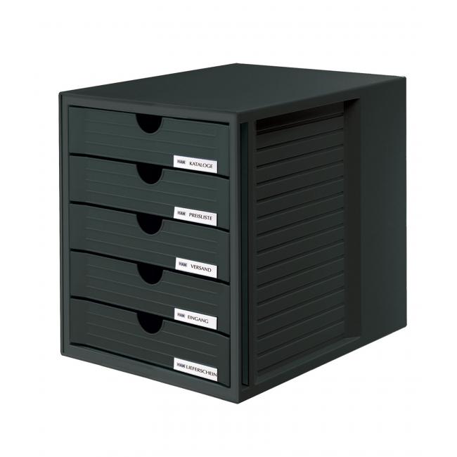 System box zatvorený čierno-čierny