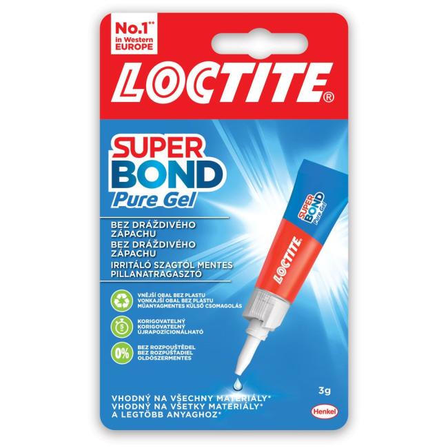 Sekundové lepidlo Loctite Super Attak Power Easy Gel 3g