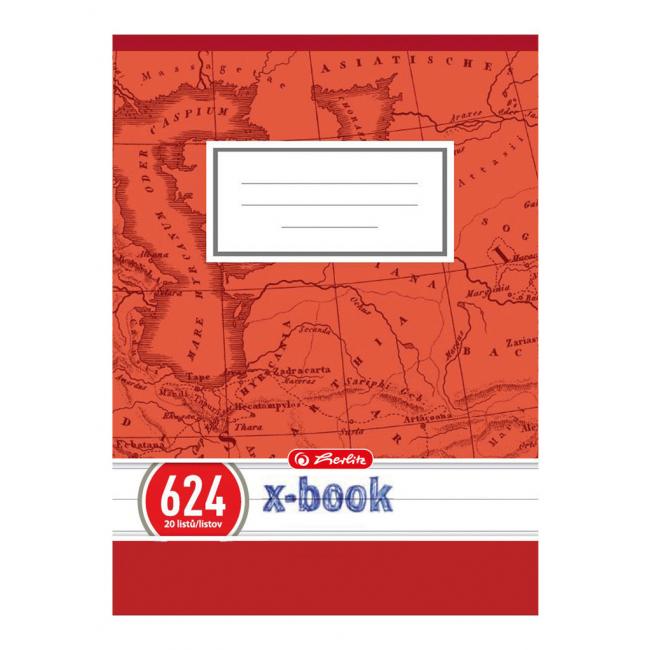 Zošit Herlitz 624, A6, linajkový, 70g/m2