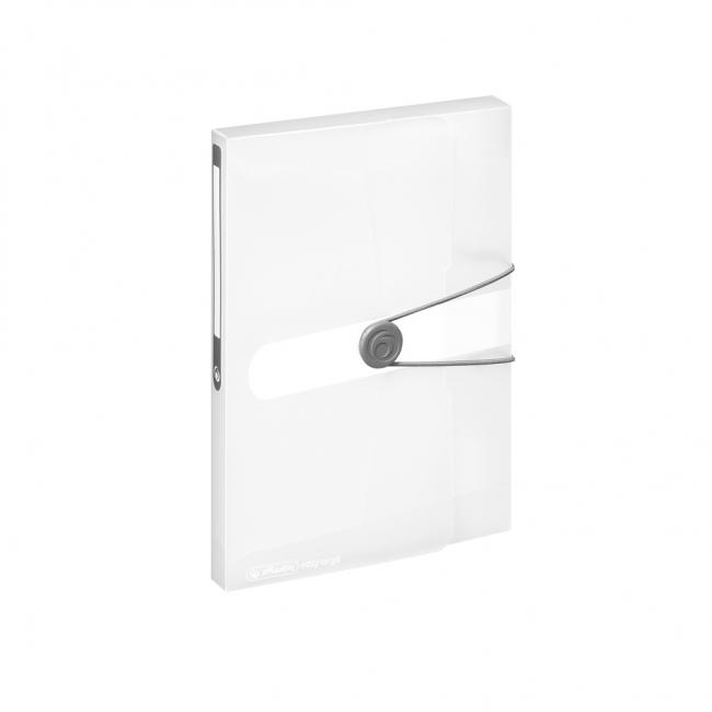 Plastový box s gumičkou Herlitz Easy Orga A5 PP číry