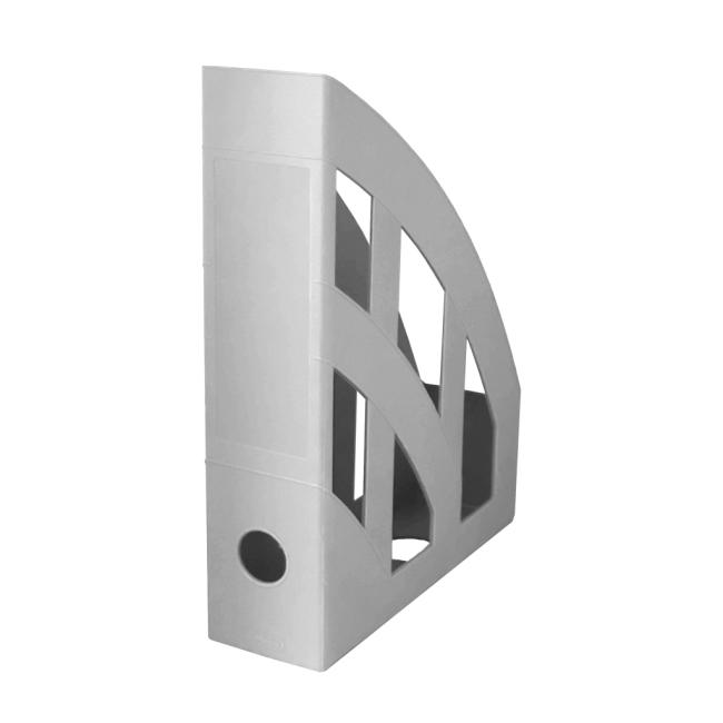 Stojan na časopisy Herlitz sivý