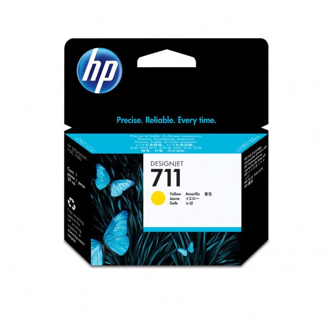 Atramentová náplň HP CZ132A HP 711 yellow (29 ml)