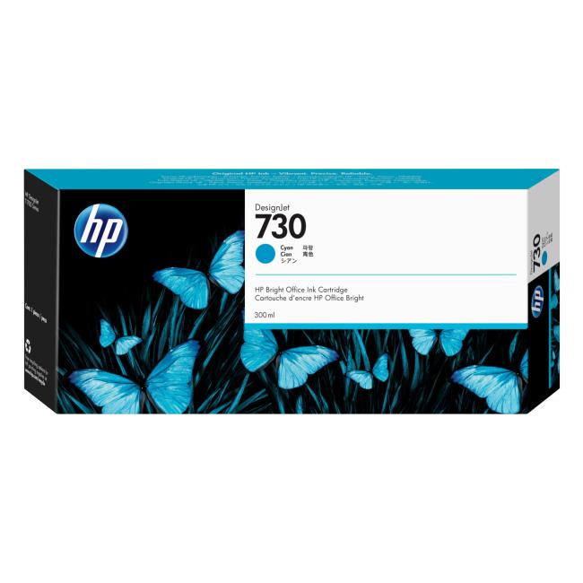 Atramentová náplň HP P2V68A HP 730 cyan