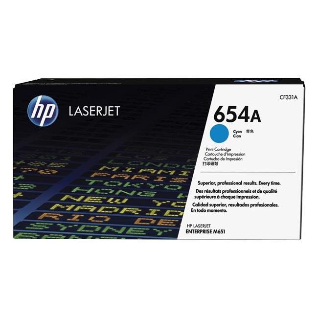 Toner HP CF331A HP 654A cyan (15.000 str.)