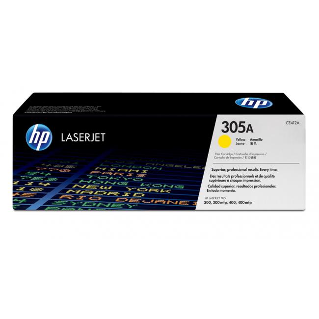 Toner HP CE412A HP 305A yellow (2.600 str.)