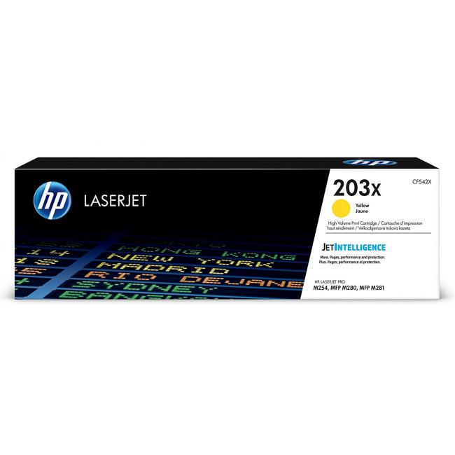 Toner HP CF542X HP 203X yellow (2.500 str.)