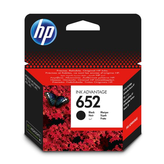 Atramentová náplň HP F6V25AE HP 652 black (360 str.)