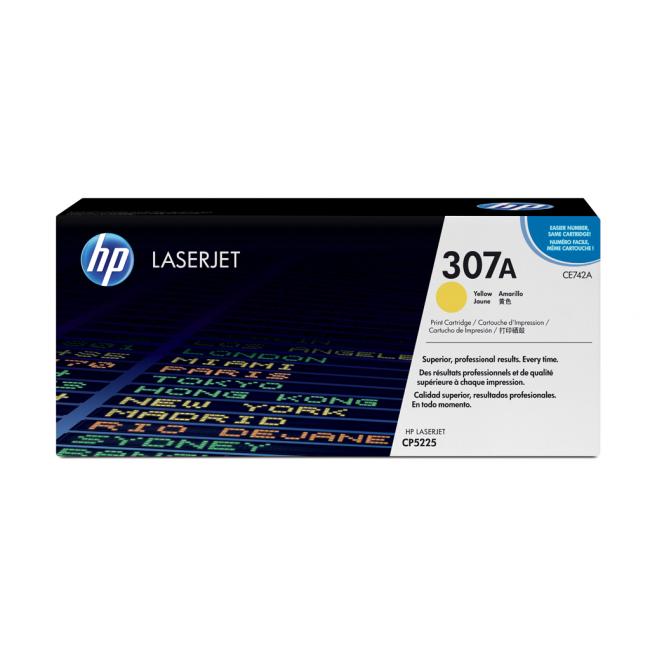 Toner HP CE742A HP 307A yellow (7.300 str.)
