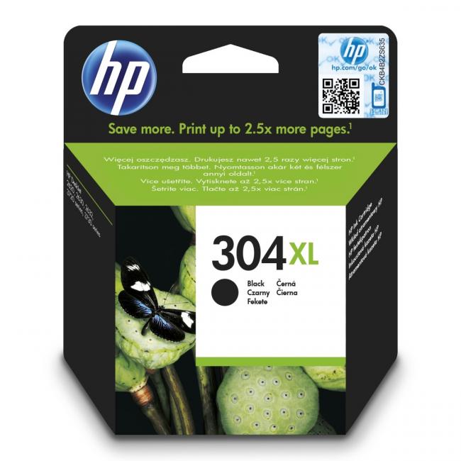 Atramentová náplň HP N9K08AE HP 304XL black XL (300 str.)
