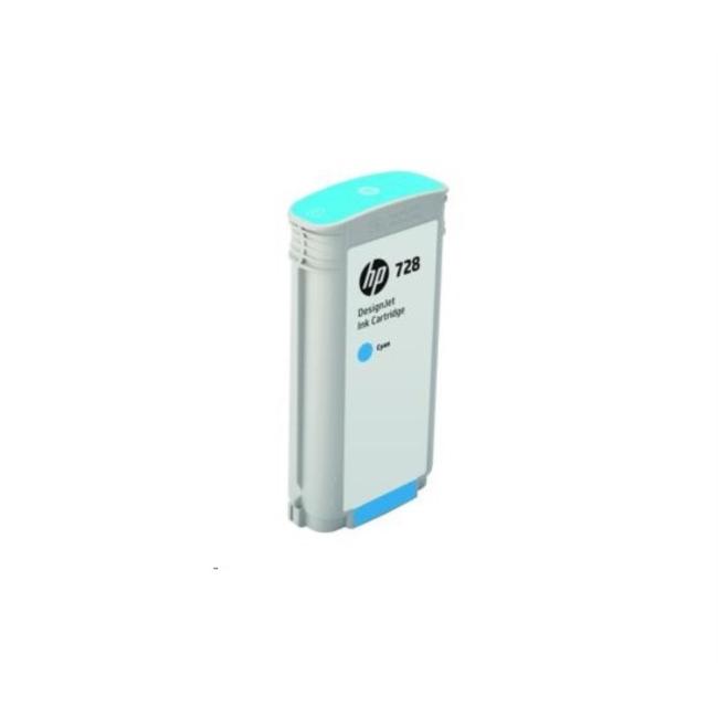 Atramentová náplň HP F9J67A HP 728 cyan (130 ml)