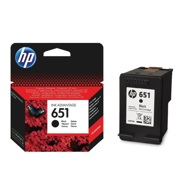 Atramentová náplň HP C2P10AE HP 651 black (600 str.)