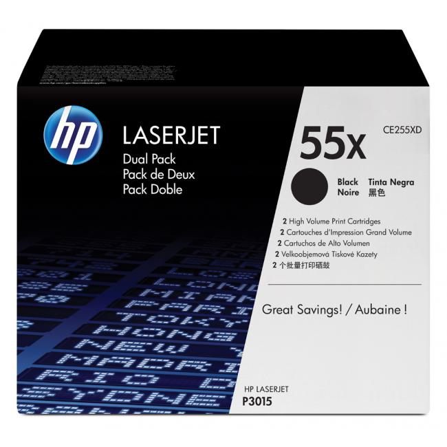 Toner HP CE255XD HP 55X dual pack black (2x13.000 str.)