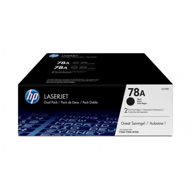 Toner HP CE278AD HP 78A dual pack black (2x2.100 str.)