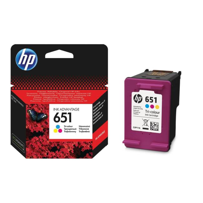 Atramentová náplň HP C2P11AE HP 651 trojfarbená (300 str.)