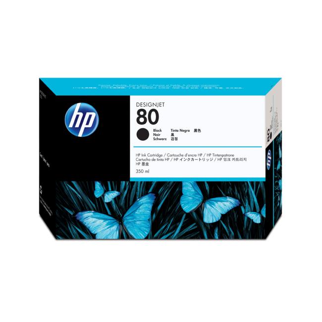Atramentová náplň HP C4871A HP 80 pre Designjet 1000 black (350 ml)