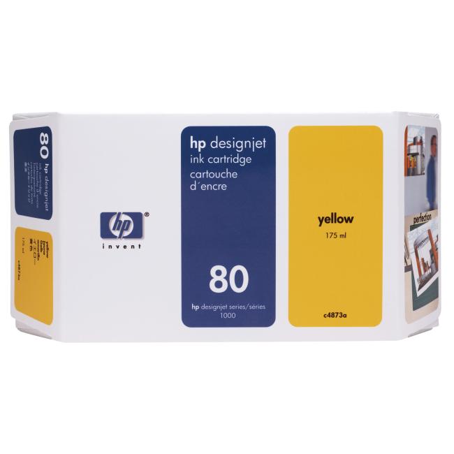 Atramentová náplň HP C4873A HP 80 yellow (175 ml)