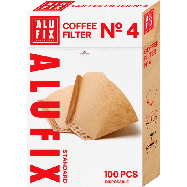 Kávové filtre AK veľkosť `4` 100 kusov
