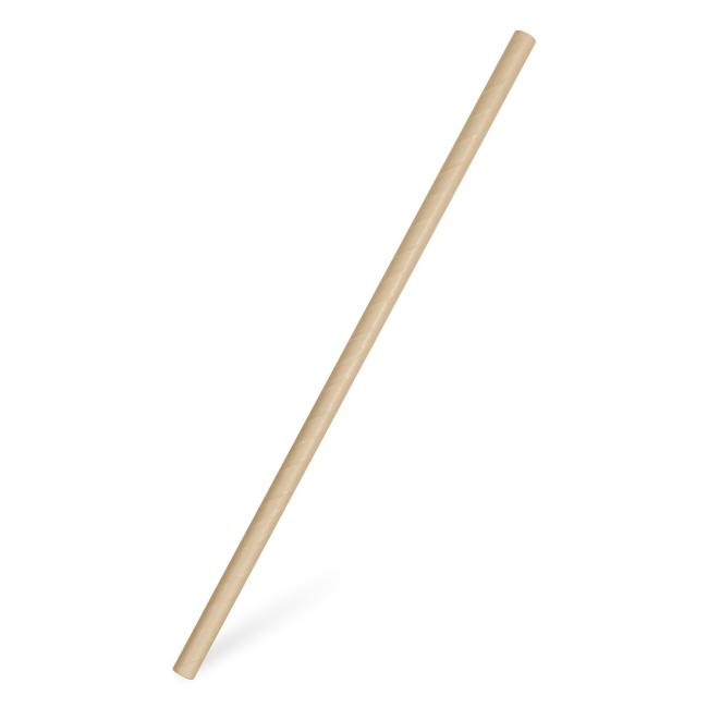 Slamka papierová JUMBO natural 25 cm, Ø 8 mm (100 ks)