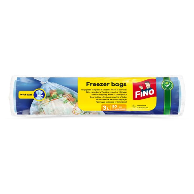Vrecká na mrazenie 25 mic. FINO, 3l (50 ks)