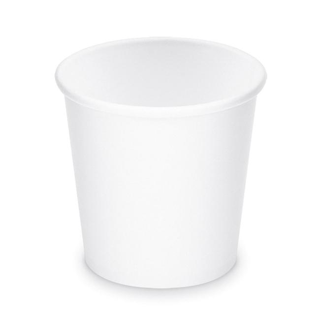 Papierové poháre biele Ø62 mm 110 ml `XS` 0,08l (50 ks)