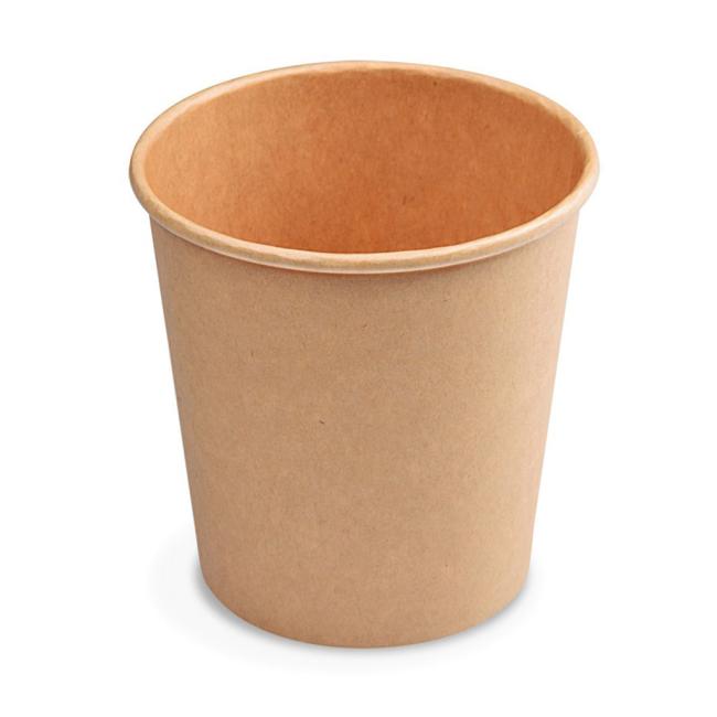 Papierové poháre hnedé kraft Ø 73 mm 200 ml. (50 ks)