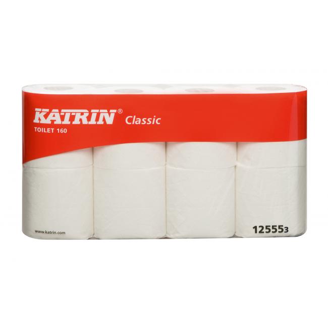 Toaletný papier 3-vrstvový KATRIN Classic Toilet 160 16 ks