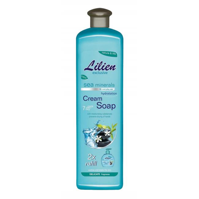 Tekuté mydlo krémove Lilien 1l Sea minerals
