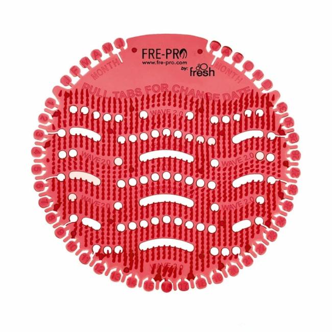 Pisoárové sitko Fre-Pro Wave 2 - Kiwi / grapefruit (červené) 2 ks