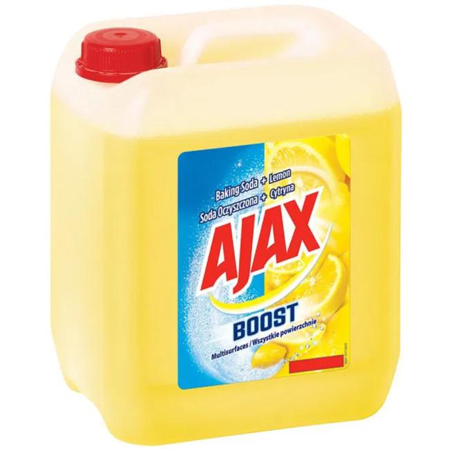 Ajax na podlahy Boost Baking 5 l Soda & Lemon (žltý)