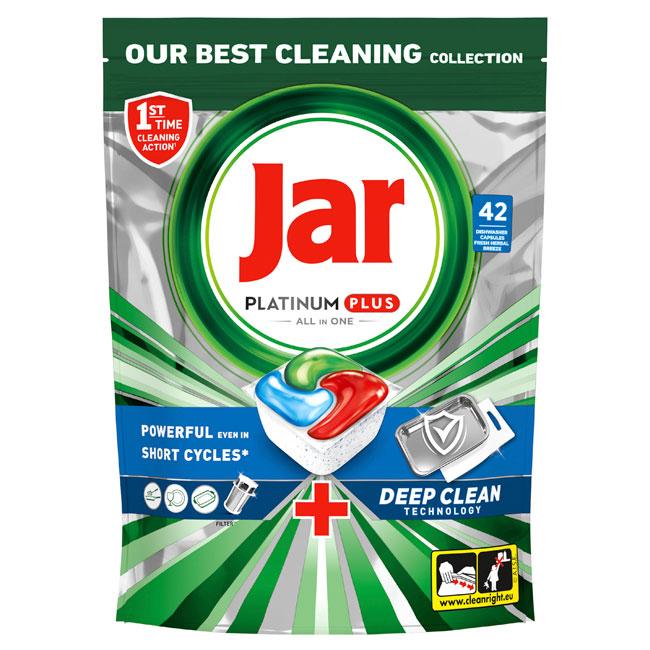 JAR tablety do umývačky riadu Platinum Plus Deep Clean 42ks