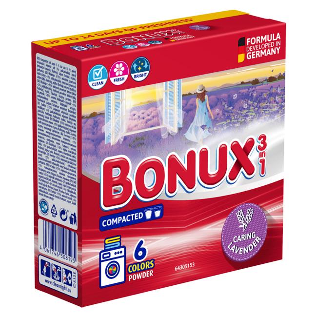 Bonux prací prášok Lavender, 6 PD