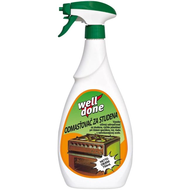 Well Done Odmasťovač za studena s rozprašovačom, 750 ml