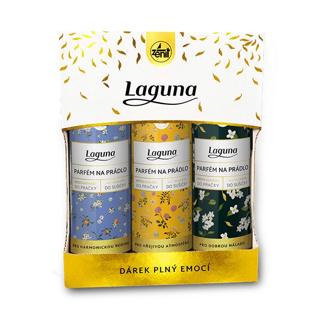 Lagúna darčekový balíček parfumov na bielizeň, Rodina 3x 300 ml