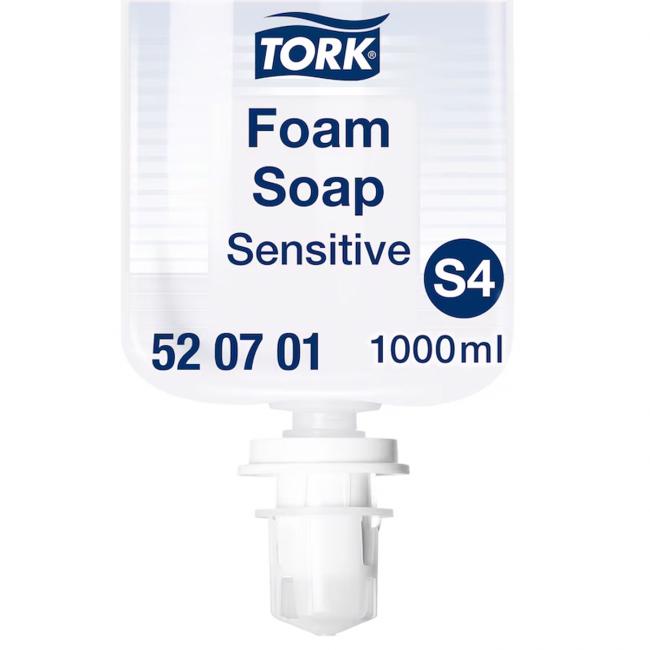 Penové mydlo TORK pre citlivú pokožku S4, 1l